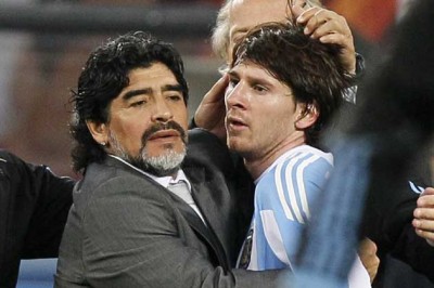 maradona messi